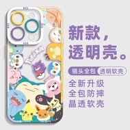 Cute Pokemon Cartoons Casing Hp Oppo Reno 14F Reno 14 Pro Reno 13F Reno 13 5G 11 Pro 12F Reno 8T 11F