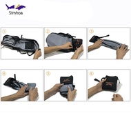 [Simhoa] Motorcycle Backpack, 28L Bike Backpack, Large Capacity, Waterproof Laptop Storage Bag, Tail