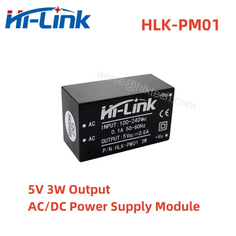 Hilink New PM01 220V to 3.3V 5V 9V 12V 15V 24V 3W Series AC DC Isolated Power Supply Module Step Dow