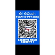 Laminated Gcash/ Paymaya QR Code