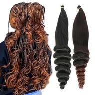 INDOBRAID Hair Extensions Spiral Curl Hair Embroidery Hair Braid Hair Extensions Curly Braiding Hair