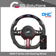 BMW LED Carbon Fiber Steering Wheel Assembly For F Chassis 3 Series 5 Series , M3/M5, F10/F30, E90