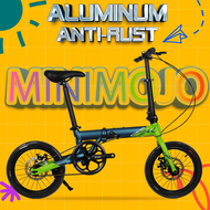 Ethereal Minimojo Foldable Bicycle For Kids, Juniors And Ladies - Compact &amp; Adjustable Folding Bike