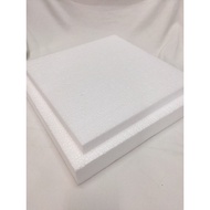 POLYFOAM POLIFOAM POLIFOM GABUS POLYSTRENE FOAM SQUARE 4 EMPAT SEGI PETAK TAPAK HANTARAN DULANG KRAF