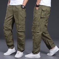 Seluar Cargo (Stretch Cut) 6 pocket Workwear Belt pants Untuk Lelaki
