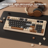 ZIYOULANGX ATTACK SHARK M96 Wireless Gaming Keyboard,Knob Control Bluetooth/2.4G Wireless Mechanical