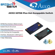 AKKO 5075B Plus Horizon (Black & Blue) / Black & Cyan Keyboard