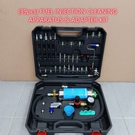 [39pcs] MULTIFUNCTION AUTOMOTIVE CAR FUEL INJECTOR CLEANING KIT (0-140psi) NON-DISMANTLE GASOLINE EN