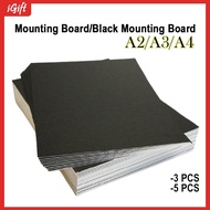 A3/A2/A4 Mounting Board/Black Mounting Board/3PCS / 5PCS