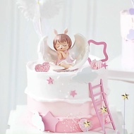 Combo of 3 winged angels for cake decoration