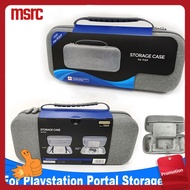 MSRC อีวีเอ กระเป๋าเก็บของคอนโซลแบบมือถือ สำหรับอุปกรณ์เสริมเกม PS5 แข็งและแข็งแรง กระเป๋าใส่ของ มืออาชีพอย่างมืออาชีพ กันกระแทกและกันกระแทก กระเป๋าถือแบบถือ สำหรับ PlayStation Portal