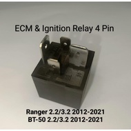 ECM and Ignition Relay 4 Pin Ford Ranger 2.2/3.2 2012-2021, BT-50 2.2/3.2 2012-2021