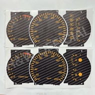 Sticker Panel Meter Proton Wira Carbon Design Edition Manual & Auto