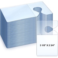 Fainne 200 Pcs Clear Parking Permit Holder Parking Pass Holder Rearview Mirror Hanger Parking Permit