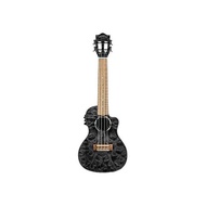 LANIKAI Electric Concert Ukulele QM-BKCEC Quilted Maple Black Stain Concert A/EU