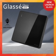 🔥ZENSO🔥 Glasse Fully Tempered Glass[SIRIM Approved]Switch Black Switches Socket Modern Suis lampu Ru