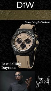 Rolex DiW 勞力士 Carbon Daytona "DESERT EAGLE CARBON" (Retail:EUR 55990)