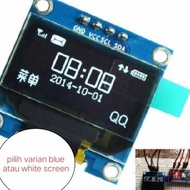 DS99 oled 0.96 Inch I2C IIC 0.96" 128x64 display White White esp32 Uno ETC