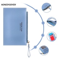 NONEDYODYE9I Short Purse Gift Name Card Holder PU Credit Card Holder