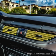 Suitable for Car Air Outlet Strip Diamond Air Conditioning Port U-Shaped Clip Strip Color Diamond Ca