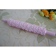 Impression Roller Pin Cake Decoration Imprint Embosser Stamping Rolling Pin Fondant Chocolate Mold M