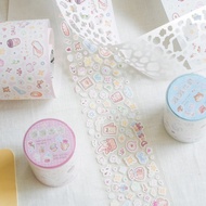 AKSESORIS KEYBOARD Mr. Paper, 4 Styles, Each 200cm, Cute Cartoon Mini Stickers DIY Handmade Account 