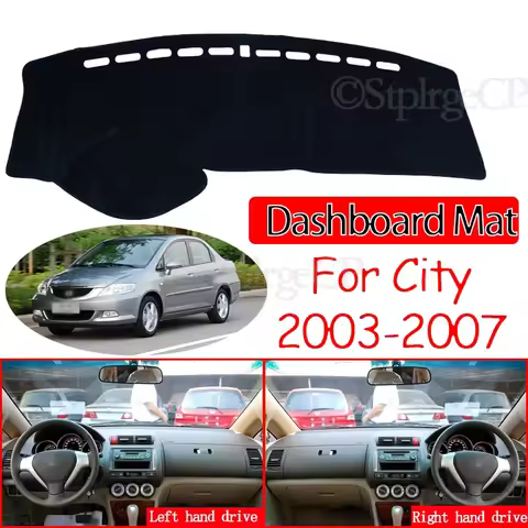 Dashboard Cover Pad Sunshade Dashmat Protect Carpet Accessories GD8 GD9 2004 2005 2006 for Honda Cit