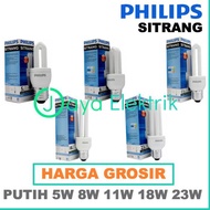 PUTIH Contemporary Philips Sitrang Lamp 5W 8W 11W 18W 23W White 6500K Electric Energy Saving Lamp 5 8 11 18 23W Wholesale 01T