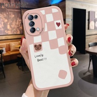 Hontinga Casing Case For OPPO Reno 4F Reno 4 4G Reno 5F Reno 5 Pro 5G Case Cute Lovely leather Soft 