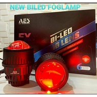 MERAH FOGLAMP BILED PROJECTOR AES FX 3 INCH IP67 BLUELENS DEMON EYE RED PREMIUM