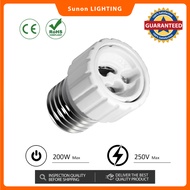 GU10 Bulb Holder Lamp Holder Converters GU10 to E27 Base E27 Tapak Lampu Untuk GU10 Bulb E27 Holder