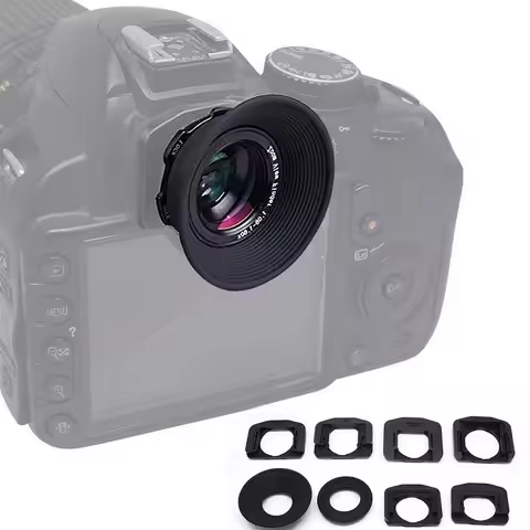 Mcoplus Viewfinder Eyepiece Magnifier 1.08x-1.60x Zoom for Canon EF EOS 5D Mark II 5DIII 300D 350D 4