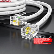 High-Quality RJ11-RJ11 6P2C Jack to Jack Phone Cable - Connect Telephones, DSL Modems & Fax Machines
