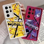 Cartoon Pokemon Case for Samsung Galaxy S23 S24 Ultra S22 S21 FE S23Ultra Note 20 Ultra S22Plus S23F