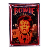 David Bowie Brooch Rock Singer Metal Badge Bag Accessories