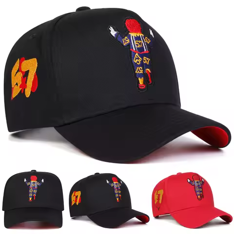 Unisex Joker 57 Embroidery Baseball Caps Spring Autumn Outdoor Adjustable Casual Hats Sunscreen Hat 