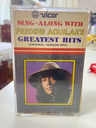 FREDDIE AGUILAR Sing-Along Original Version MULTIPLEX Greatest Hits OPM Music Cassette Tape Preloved