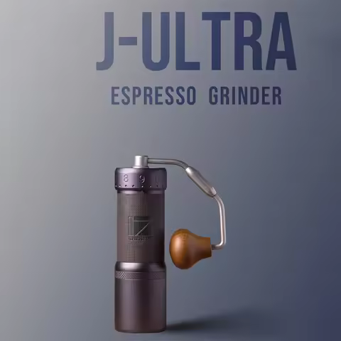 1zpresso J Ultra Manual Coffee Grinder 48mm Burrs Espresso Grinder unique external adjustment 8-micr