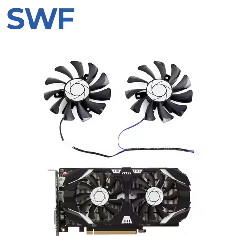 75MM HA8010H12F-Z Cooling Fan Replacement For MSI GTX 1050 2GT OC 1050 Ti 4GT Graphics Video Card Co