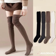 Aulora3n Knee-High Socks - Pure Cotton, Fall/Winter Warmers