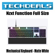 Nzxt Function Full Size Mechanical Keyboard - Matte White