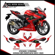Cbr 250 RR New K64N Graphic Winter Test Sticker Honda Cbr250rr Striping/ Year 2023, 2024, 2025 New C