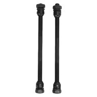 JIYAN2866 2Pcs 190mm Bike Axle Solid Steel Bike Hub Axle Durable 190mm Length Bike Hub Shaft Bike Ax