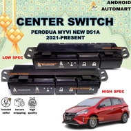 ORIGINAL PERODUA MYVI NEW D51A 2021+ Center Switch Door Lock Parking Sensor 88610-BZ240 88610-BZ250