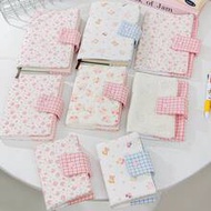 1Pc Cute Bow Handmade Fabric Book Cover A6,B6,A5 Size, Book Ledger, Book Cover, Loose Leaf Folder, S