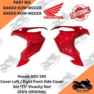 Honda ADV 150 front side cover left right signal cover red 100% original 64400 64500 -K0W-M10za