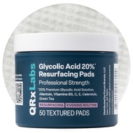 QRxLabs Acetate Gel Pad-20% AHA Facial & Body Exfoliating Pad-Exfoliating Surface Exfoliating and Re