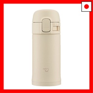 【Direct From Japan】ZOJIRUSHI Zojirushi Water Bottle One Touch Stainless Steel Mug 0.2L Beige SM-PD20