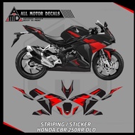 HONDA CBR250RR OLD STRIPING / CBR 250 RR K64 DECAL / OLD CBR 250RR MOTORCYCLE CUSTOM STICKER / CBR 2