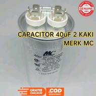 MC AC CAPACITOR REFRIGERATOR FREEZER 40 UF 2 LEGS ROUND CAPACITOR 40UF 2 PIN